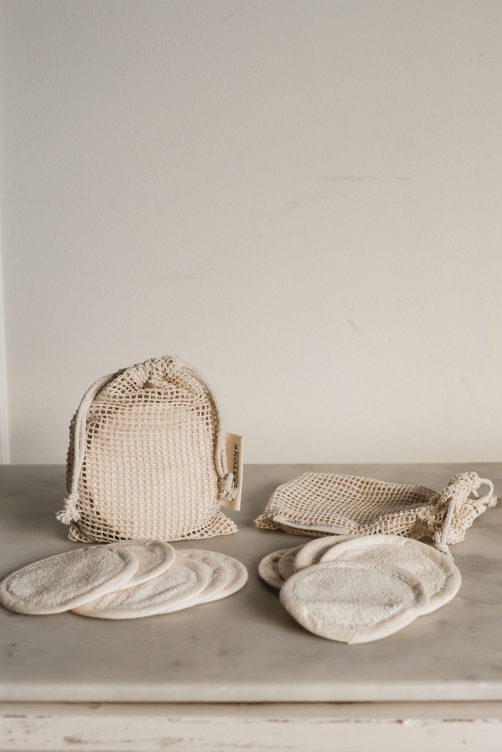 Reusable Organic Cotton Rounds (10 rounds per bag) Millstone Farm