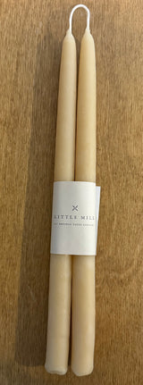 Little Mill Pure Beeswax Taper Candles