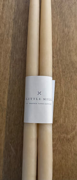 Little Mill Pure Beeswax Taper Candles