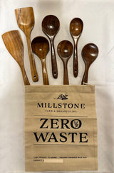 Solid Teak Wood Cooking Utensil Set